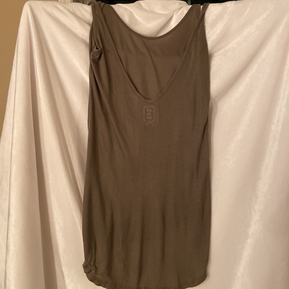 Women's Olive Green PacSun Tank Top - Picture 2 of 2
